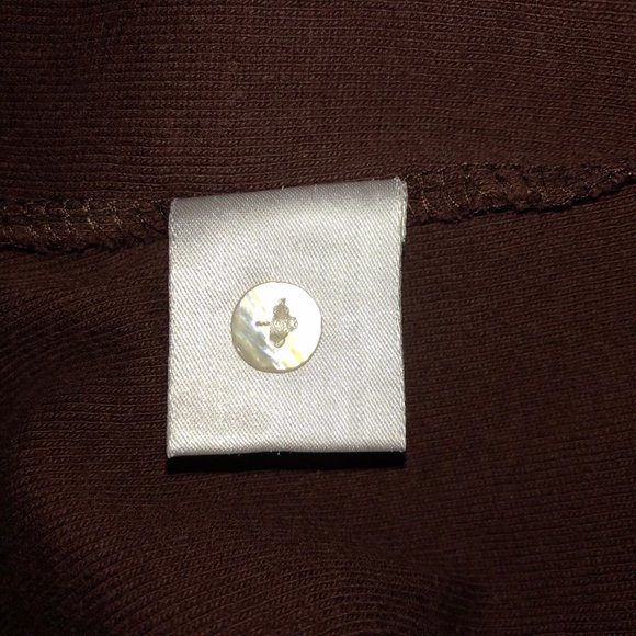 Back In The Saddle Embroidered Vintage Henley Western Style Knit Top Stretch - Picture 8 of 8